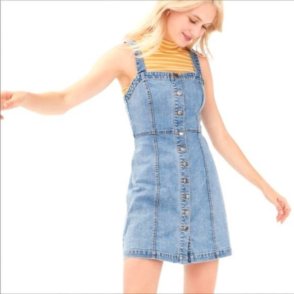 Aeropostale Dresses & Skirts - NWOT Aeropostale blue jean jumper overall dress
